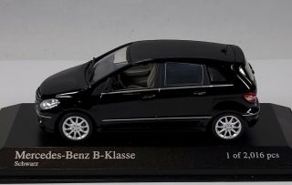 1:43 Minichamps/pma 2005 Mercedes Benz B - Class - Black With Gray Interior
