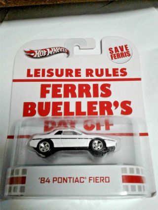 Hotwheels Pontiac Fiero Ferris Buellers Day Off