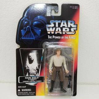1996 Kenner Star Wars Potf Han Solo In Carbonite Block Action Figure