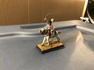 28mm Napoleonic British Royal Scots Mounted Trooper Painted Colors