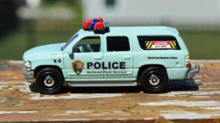 Custom Matchbox Vehicle - National Park Service Police K - 9 Suburban