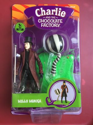 Charlie And The Chocolate Factory Willy Wonka Action Figure E1 Funrise Toy Corp