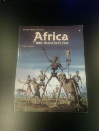 Rifts Worldbook: Africa No.  4 Rpg Module - Palladium Books Role Playing