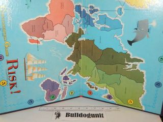 Vintage 1963 Risk Board Game Replacement Game Board Only
