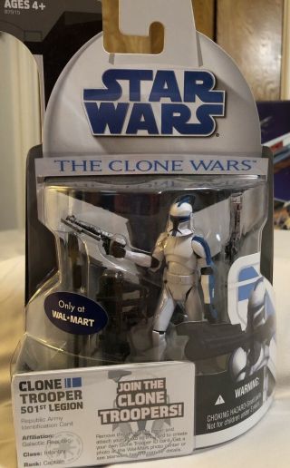 Star Wars Clone Trooper 501st Legion 5 Wal Mart Exclusive Clone Wars