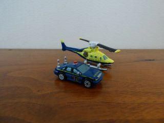 Galoob Micro Machines York State Police Car And Helicopter