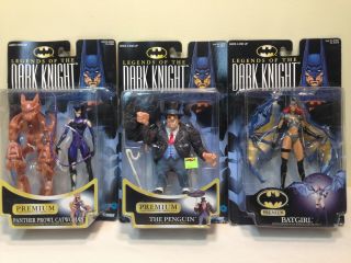 Legends Of The Dark Knight Premium Collector Series Penguin Catwoman Batgirl