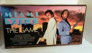 Vintage 1984 Miami Vice The Board Game Universal Studios (complete)