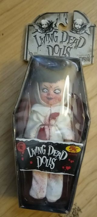 Living Dead Dolls Fx 2003 Exclusive Blood Splattered Mini Eggzorcist Mezco