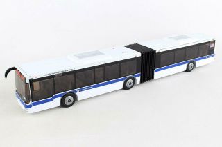 Nyc Mta Articulated Hybrid Electric Bus 1:43 Scale 16 " Long York City