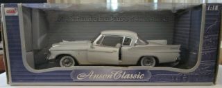 Anson Classic 1957 Studebaker Golden Hawk Diecast 1:18 Scale Car
