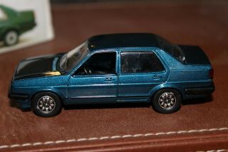 Schabak Germany Vw Volkswagen Jetta Deep Blue 1:43 Diecast Car