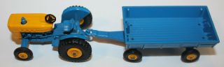 Matchbox Lesney 39/40 Ford Tractor Blue Body / Trailer 3