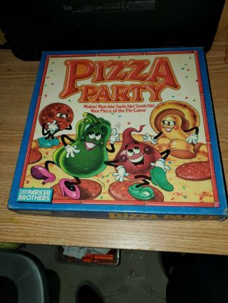 Vintage Parker Brothers Pizza Party Game Complete