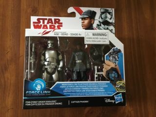 Star Wars The Last Jedi Force Link Finn (first Order Disguise),  Capt.  Phasma