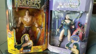 Hercules & Xena The Legendary Journeys 10 " Action Figures.  1995 By Toy Biz
