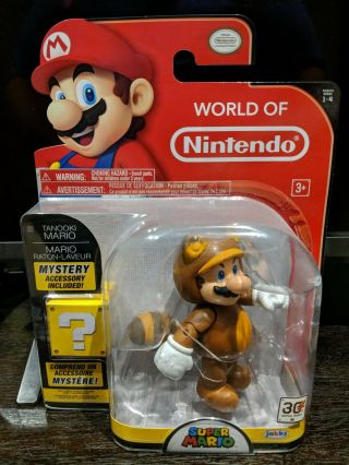 World Of Nintendo - Tanooki Mario Action Figure - Mario Bros.