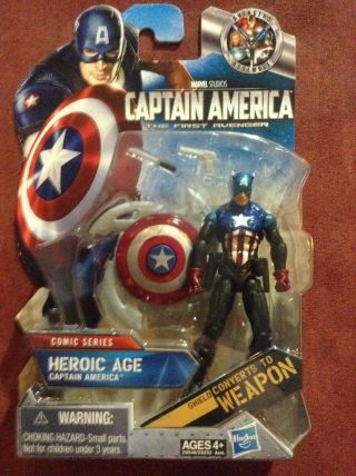 Captain America Heroic Age 4 Inch Action Figure Nip