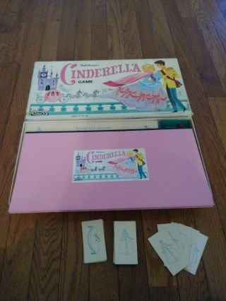 Rare 1965 Walt Disney Cinderella Board Game Complete