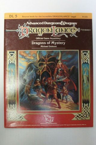Dragon Lance Dragons Of Mystery Advanced D&d Dl5