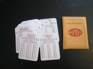 Los Angeles Angels Apba 2015 Mlb Baseball Team 30 Card Set,  Mike Trout,  Pujols