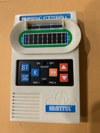 Mattel Classic Football - Handheld Retro Electronic Game