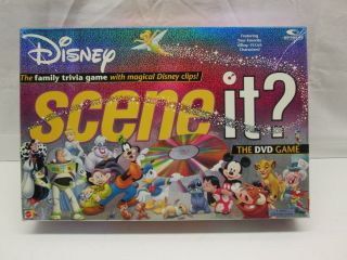 Scene It? Disney Edition Dvd Board Game By Screen Life 2004 Complete