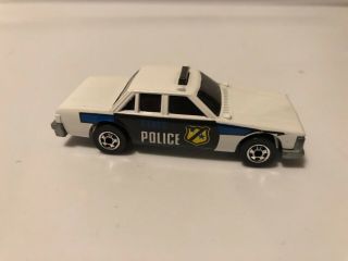 Vintage Hot Wheels Crack Up’s Crash Patrol Black Wall Police Car Ultra Rare.  Min