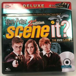 2007 Scene It? Harry Potter 2nd Edition Deluxe Tin Board Game
