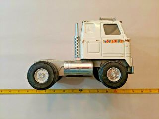 L218 Vintage Ertl Pressed Metal Toys R Us Tractor Trailer Truck - Cab Only
