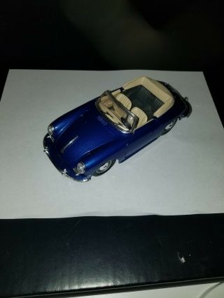 Burago Die Cast Porsche 356 1:24 Blue