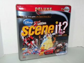 Disney Scene It? Deluxe 2nd Edition Dvd Board Game Collector 