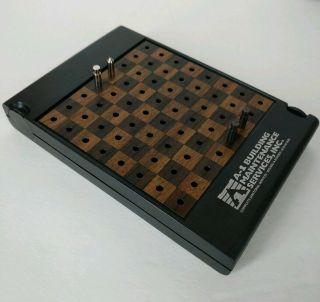 Mini Travel Chess Set w/ Storage,  Ball & Maze Game Aachen Germany Design 3