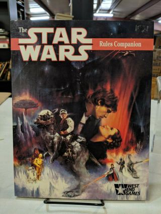 West End Games Star Wars The Roleplaying Game Rules Companion (1989,  Sc)