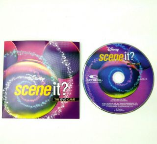 Disney Scene It Dvd Board Game Replacement Disc Only Disc Only