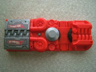 Vintage 2002 Mattel Hot Wheels Red Power Booster Launcher Battery Powered