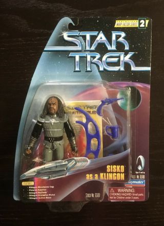 Playmates Star Trek Series 2 Sisko As A Klingon 5 " Action Figure Deep Space Nine