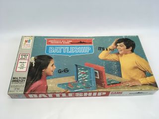 Vintage 1967 Milton Bradley Battleship Board Game 4730