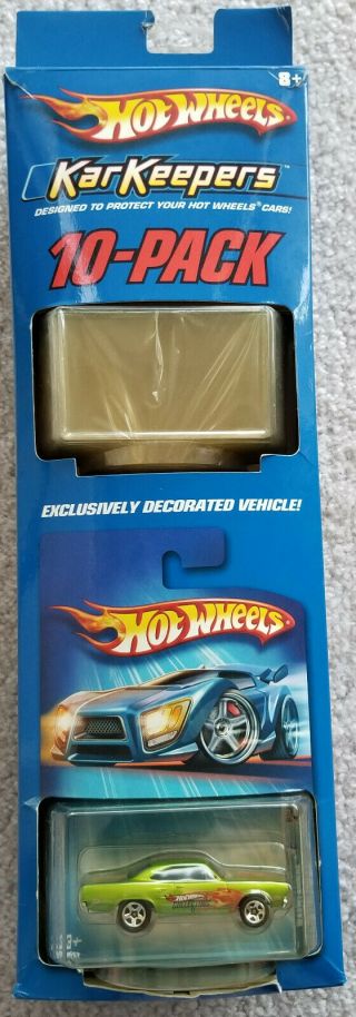 Hot Wheels Kar Keepers 1970 Plymouth Road Runner Collectors.  Com 10 - Pack 2004