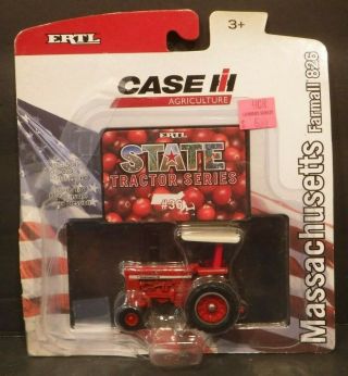 Case Ih State Tractor Series 36 Massachusetts Farmall 826 Diecast 1/64th Scale