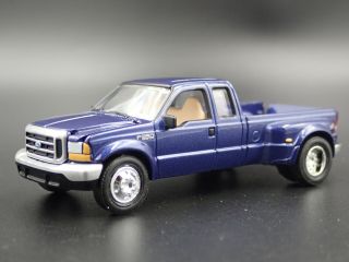 1999 99 Ford F - 350 Duty Dooley Pickup Truck 1:64 Scale Diecast Model Car