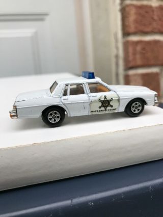 Vintage Ertl 1980 Pontiac Bonneville Dukes Of Hazzard Police Car Diecast Toy Cop