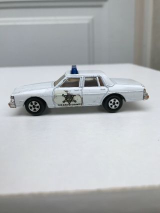 Vintage Ertl 1980 Pontiac Bonneville Dukes of Hazzard police car diecast toy cop 4