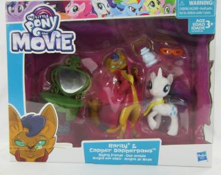 Hasbro My Little Pony The Movie Rarity & Capper Dapperpaws Action Figures