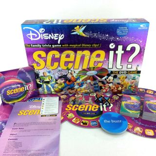 Disney Scene It Dvd Board Game 1st Edition Kids Family Complete 2004
