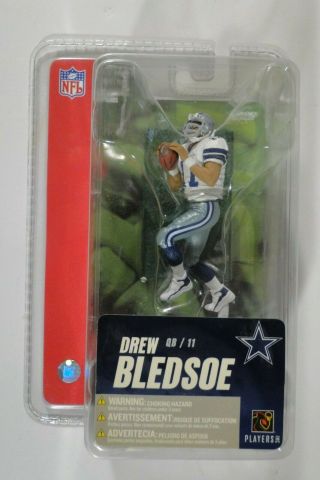 Mcfarlane Nfl 3 Inch Mini Drew Bledsoe Dallas Cowboys 11 Series 4 (2006)