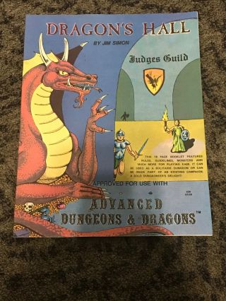 Judges Guild Ad&d Dragon 