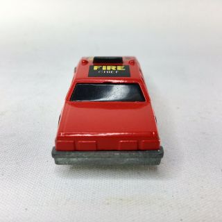 1983 Mattel Hot Wheels Crack Ups Fire Smasher Chief Fire Dept Car Hong Kong VTG 5