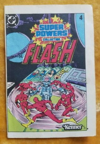 Kenner Dc Powers The Flash Mini Comic 4 Vg 1984