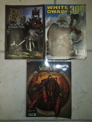 Lord Of The Rings Pelennor White Dwarf 300 & World Of Warcraft Dungeon Companion